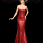 Sheath/Column Sweetheart Sequin Sleeveless Long Sequins Dresses DEP0002405