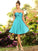 A-Line/Princess Sweetheart Pleats Sleeveless Short Chiffon Bridesmaid Dresses DEP0005549