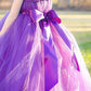 Ball Gown Straps Sleeveless Bowknot Floor-Length Tulle Flower Girl Dresses DEP0007664