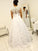 Ball Gown Scoop Lace Sleeveless Floor-Length Wedding Dresses DEP0006409