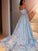A-Line/Princess Satin Hand-Made Flower Strapless Sleeveless Sweep/Brush Train Dresses DEP0001585
