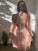 A-Line/Princess Tulle Halter Sleeveless Ruffles Short/Mini Homecoming Dresses DEP0004550
