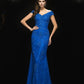 Trumpet/Mermaid V-neck Lace Sleeveless Long Lace Mother of the Bride Dresses DEP0002010