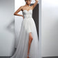 A-Line/Princess Sweetheart Applique Sleeveless Long Tulle Wedding Dresses DEP0006728