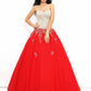 Ball Gown Sweetheart Beading Sleeveless Long Satin Quinceanera Dresses DEP0003205