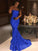 Trumpet/Mermaid Sleeveless Strapless Sweep/Brush Train Sequins Dresses DEP0001657