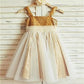 A-line/Princess Spaghetti Straps Sleeveless Ruffles Tea-Length Sequins Flower Girl Dresses DEP0007824