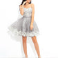 A-Line/Princess Sweetheart Lace Sleeveless Short Tulle Cocktail Dresses DEP0008412