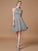A-Line/Princess Chiffon Knee-Length Sleeveless Scoop Bridesmaid Dresses DEP0005275