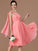 A-Line/Princess One-Shoulder Sleeveless Ruched Short/Mini Chiffon Bridesmaid Dresses DEP0005025