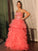 Ball Gown Organza Sweetheart Beading Sleeveless Floor-Length Dresses DEP0004579