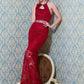 Sheath/Column Jewel Sleeveless Beading Floor-Length Lace Dresses DEP0003916