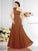 A-Line/Princess One-Shoulder Pleats Sleeveless Long Chiffon Bridesmaid Dresses DEP0005496