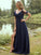 A-Line/Princess Chiffon Ruched V-neck Sleeveless Sweep/Brush Train Bridesmaid Dresses DEP0004962