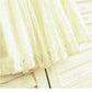 A-line/Princess Scoop Short Sleeves Hand-made Flower Tea-Length Lace Flower Girl Dresses DEP0007929