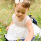 A-Line/Princess Lace Bowknot Scoop Sleeveless Tea-Length Flower Girl Dresses DEP0007498