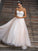 A-Line/Princess Tulle Applique Sweetheart Sleeveless Sweep/Brush Train Wedding Dresses DEP0006507