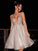 A-Line/Princess Sleeveless V-neck Tulle Beading Short/Mini Homecoming Dresses DEP0004065