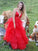 A-Line/Princess Tulle Layers Spaghetti Straps Sleeveless Floor-Length Dresses DEP0004564