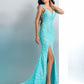 Trumpet/Mermaid Sweetheart Beading Sleeveless Long Lace Dresses DEP0002466