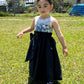 A-Line/Princess Taffeta Bowknot Scoop Sleeveless Tea-Length Flower Girl Dresses DEP0007474