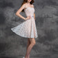 A-line/Princess Sweetheart Lace Sleeveless Short Lace Cocktail Dresses DEP0008696