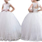 Ball Gown Scoop Sash/Ribbon/Belt Sleeveless Floor-Length Tulle Flower Girl Dresses DEP0007757
