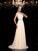 A-Line/Princess Sheer Neck Beading Sleeveless Long Chiffon Dresses DEP0002686