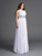 A-Line/Princess Jewel Beading Sleeveless Long Chiffon Plus Size Dresses DEP0002515