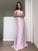 A-Line/Princess Chiffon Beading Straps Sleeveless Floor-Length Dresses DEP0001638