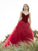 Ball Gown Sweetheart Tulle Sleeveless Court Train Dresses DEP0001689