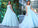 A-Line/Princess Scoop Sleeveless Tulle Applique Sweep/Brush Train Dresses DEP0001530