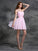 A-line/Princess Sweetheart Ruched Sleeveless Short Chiffon Dresses DEP0004176