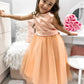 A-Line/Princess Tulle Bowknot Scoop Sleeveless Tea-Length Flower Girl Dresses DEP0007500
