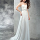 A-Line/Princess Sweetheart Pleats Sleeveless Long Chiffon Wedding Dresses DEP0006602