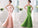 Sheath/Column Strapless Sleeveless Long Pleats Satin Bridesmaid Dresses DEP0005434