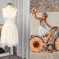 A-Line/Princess Spaghetti Straps Sleeveless Lace Short/Mini Homecoming Dresses DEP0004568