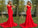 Sheath/Column Stretch Crepe Ruffles V-neck Sleeveless Sweep/Brush Train Bridesmaid Dresses DEP0004953