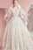 Sweetheart Ball Gown Sleeveless White Tulle Appliques Sweep Train Wedding Dresses JS316
